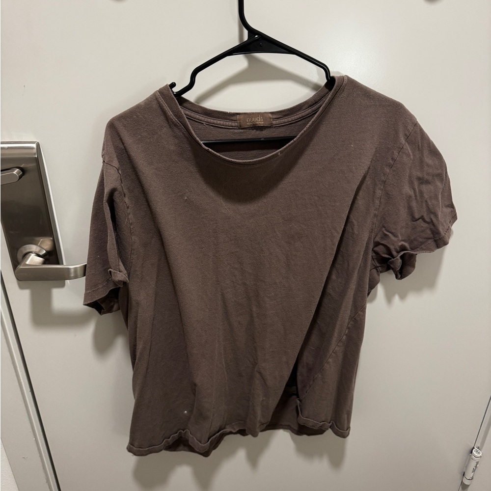nuuds Brown Short Sleeve Tee
